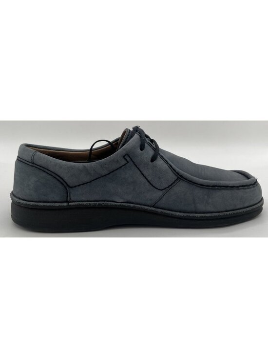 Birkenstock Pasadena Blue Gray Nubuck Suede Leather Moc-Toe Shoes EU40/L9/M7 main image 8